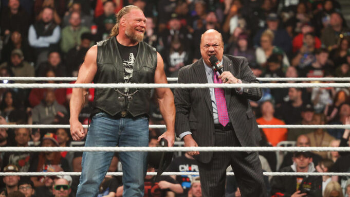 Monday Night RAW Brock Lesnar and Paul Heyman