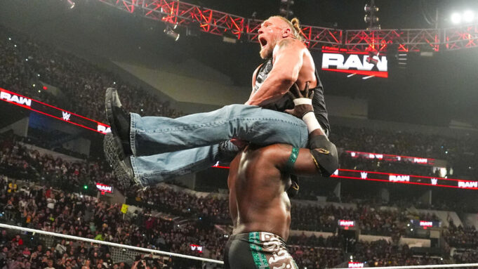 Oba Femi Destroys Brock Lesnar - WWE RAW